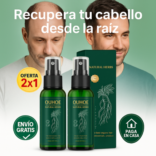 OUHOE® — Elixir capilar contra la caida del cabello