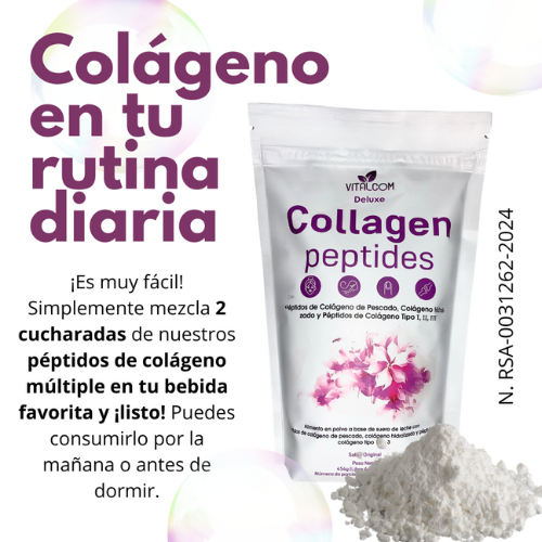 Colageno deluxe - Cabello largo, piel suave y uñas fuertes