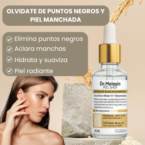 Dr Melaxin - Adios puntos negros y manchas en la piel
