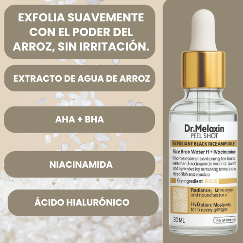 Dr Melaxin - Adios puntos negros y manchas en la piel