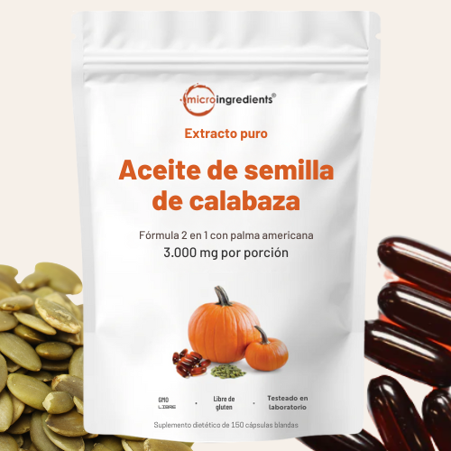 Aceite de Semilla de Calabaza con Palma Americana